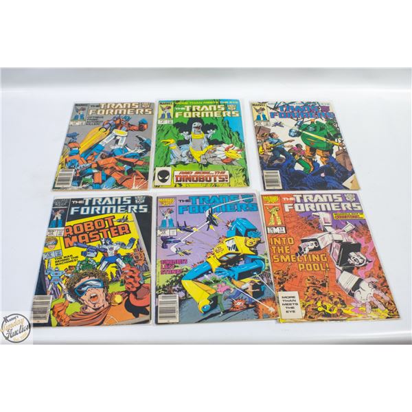 TRANSFORMER COMIC BOOK LOT #8, 12, 14, 15, 16, 17
