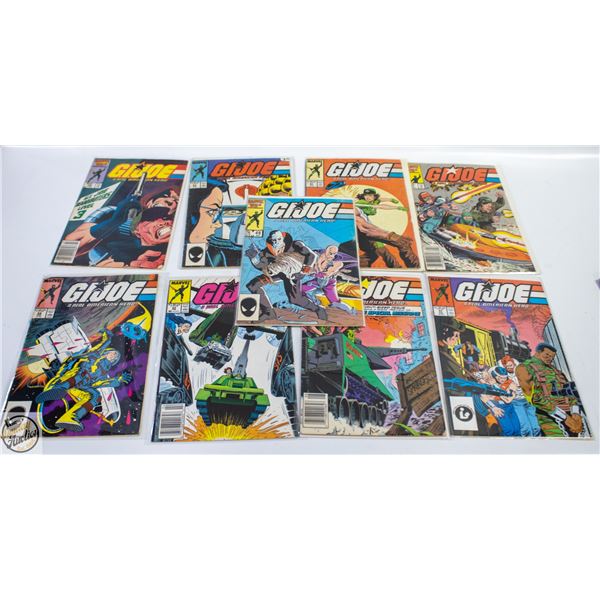GI JOE COMIC BOOK LOT #47, 48, 49, 50, 62, 64,