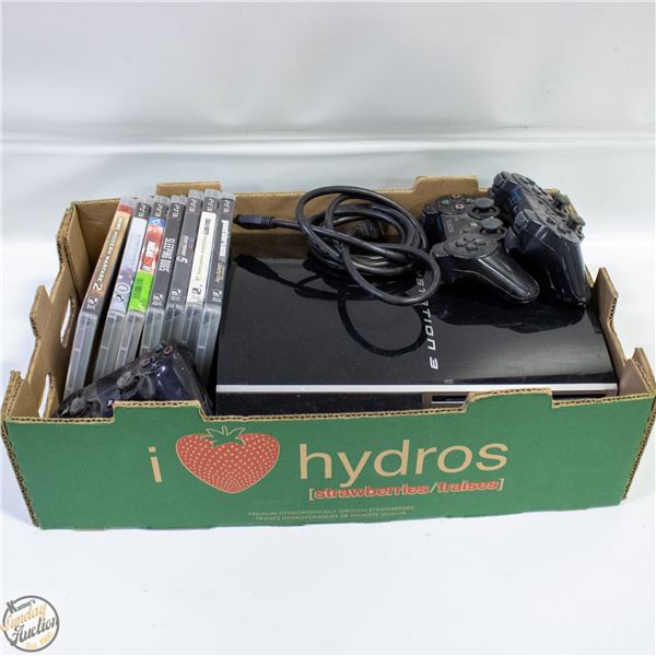 LOT OF PLAYSTATION WITH GAMES