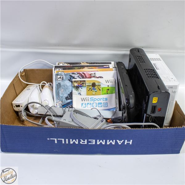 LOT OF NINTENDO WII WITH GAMES
