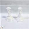 Image 1 : TWO FENTON MILK GLASS HOBNAIL