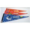Image 1 : 3 VINTAGE NHL FELT PENNANTS TOGETHER