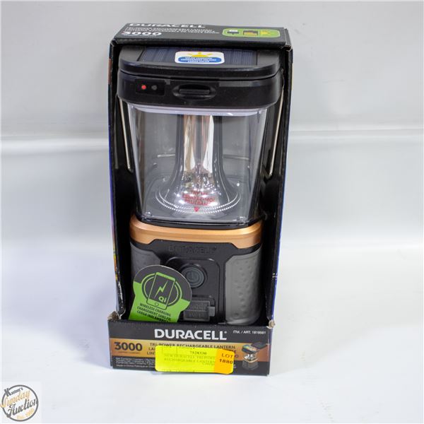NEW DURACELL TRI-POWER RECHARGEABLE LANTERN