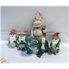 Image 1 : COLLECTION OF 4 YARD GNOMES