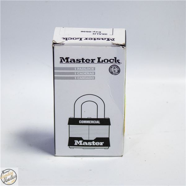 COMMERCIAL MASTERLOCKS WITH 2 KEYS NEW