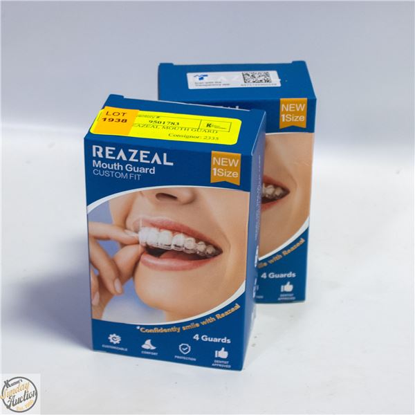 2 PACK REAZEAL MOUTH GUARD FOR