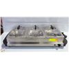 Image 1 : STAINLESS 3 TIER BUFFET SERVER