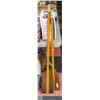 Image 1 : PAIR OF ANTIQUE WOODEN BOAT OARS