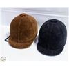Image 1 : 2 RIDING HATS ENGLISH VELVET (FOR DECOR PCS)