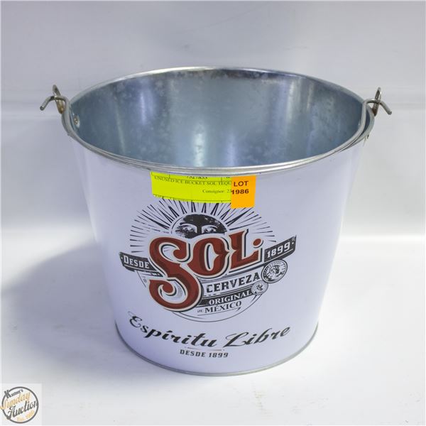 UNUSED ICE BUCKET SOL TEQUILA
