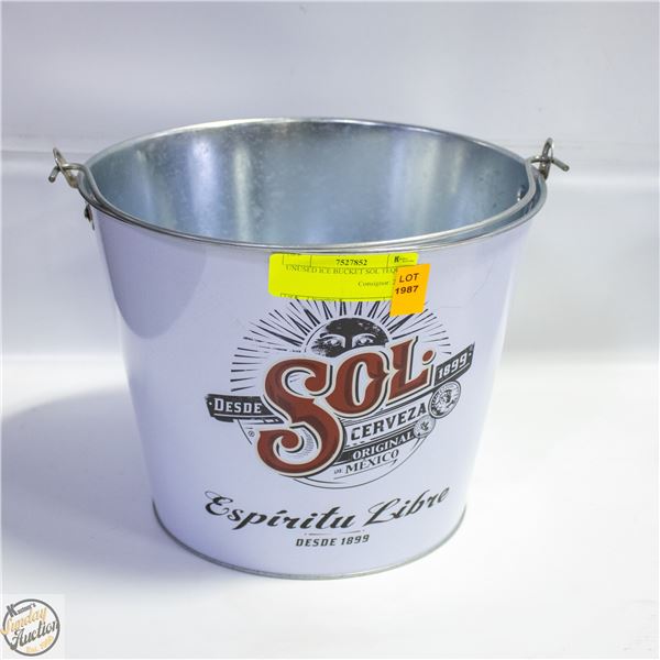 UNUSED ICE BUCKET SOL TEQUILA