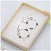 Image 1 : STAMPED 92.5 PAIR OF HOOP STYLE EARRINGS