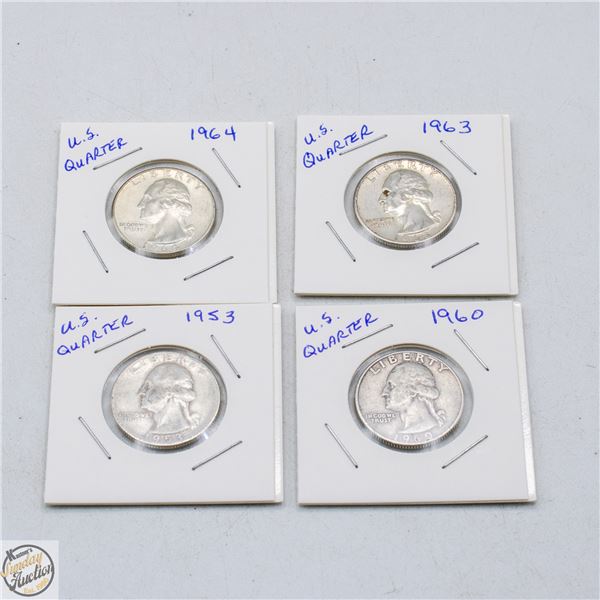 AMERICAN QUARTERS LOT OF 4