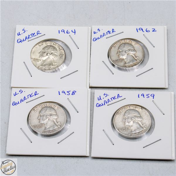 AMERICAN QUARTERS LOT OF 4