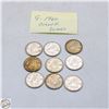 Image 1 : 9 - 1960 SILVER DIMES