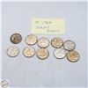 Image 1 : 10 - 1964 SILVER DIMES