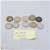 Image 1 : 10 - 1968 SILVER DIMES
