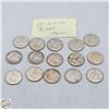 Image 1 : 15 - VARIOUS 1960S SILVER DIMES
