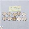 Image 1 : 10 - 1965 SILVER DIMES
