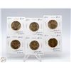 Image 1 : 6 - 2010 VANCOUVER OLYMPICS $1.00 COINS