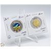 Image 1 : 2X2017 CANADA 150 $2.00 COINS FROM BANK ROLLS