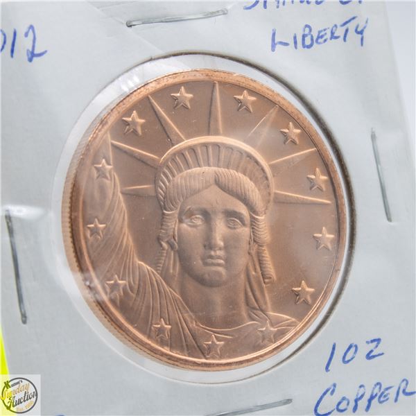 2012 STATUE OF LIBERTY - ONE AVP OUNCE