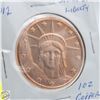 Image 1 : 2012 STATUE OF LIBERTY - ONE AVP OUNCE