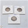 Image 1 : CANADIAN QUARTERS LOT OF 3