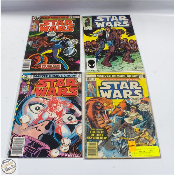 STAR WARS #11, #75, #91, #22 MARVEL COMICS