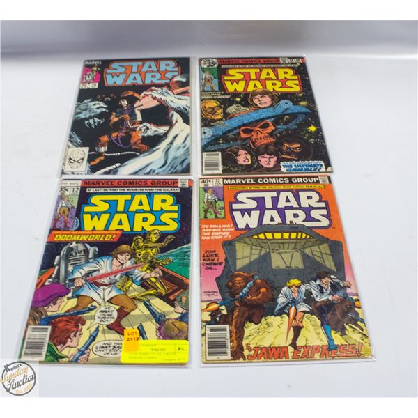 STAR WARS #12, #32, #78, #19 MARVEL COMICS
