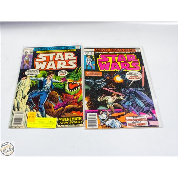 STAR WARS #10, #6 MARVEL COMICS