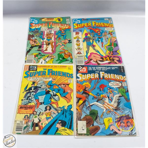 SUPER FRIENDS COMICS #45, #46, #2, #3