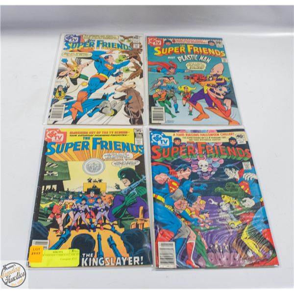 SUPER FRIENDS COMICS #11, #28, #33, #36