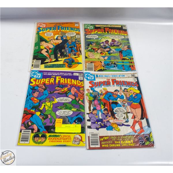SUPER FRIENDS COMICS #42, #37, #40, #24
