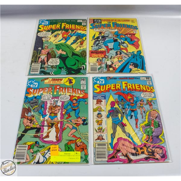SUPER FRIENDS COMICS #46, #45,#47, #2
