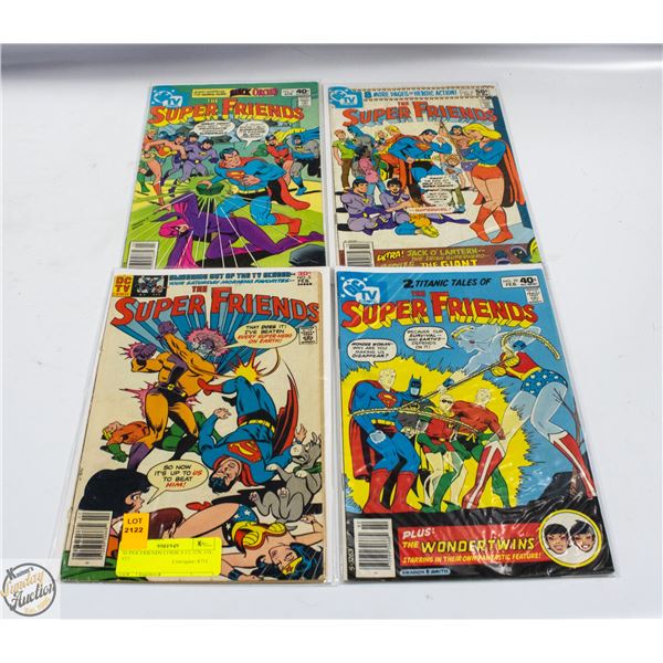 SUPER FRIENDS COMICS #3, #29, #31, #37
