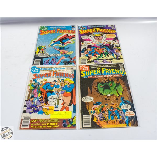 SUPER FRIENDS COMICS #37, #13, #22, #25