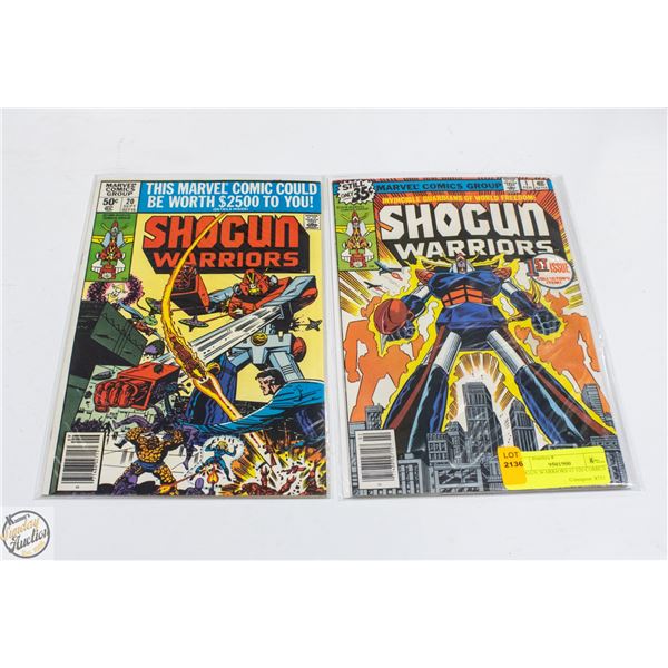 SHOGUN WARRIORS #1 #20 COMICS