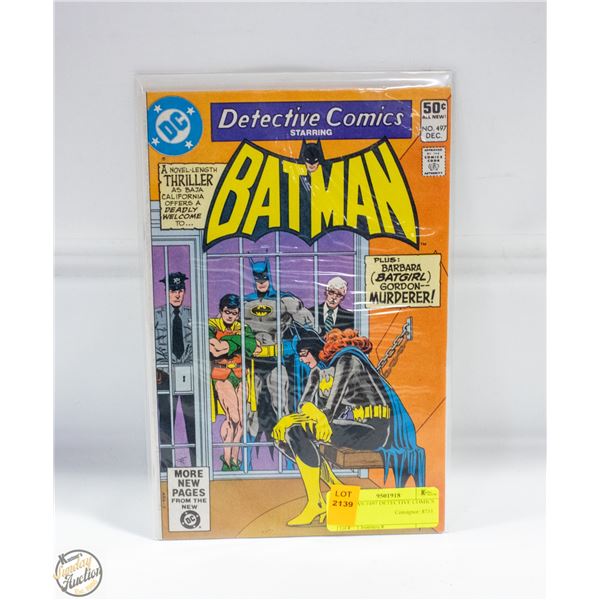 BATMAN #497 DETECTIVE COMICS