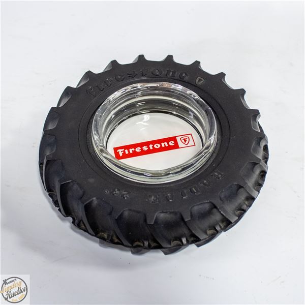 VINTAGE FIRESTONE TIRE ASHTRAY
