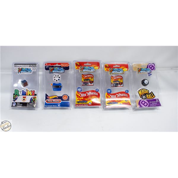 FIVE WORLDS SMALLEST TOYS - HOT WHEELS X 2
