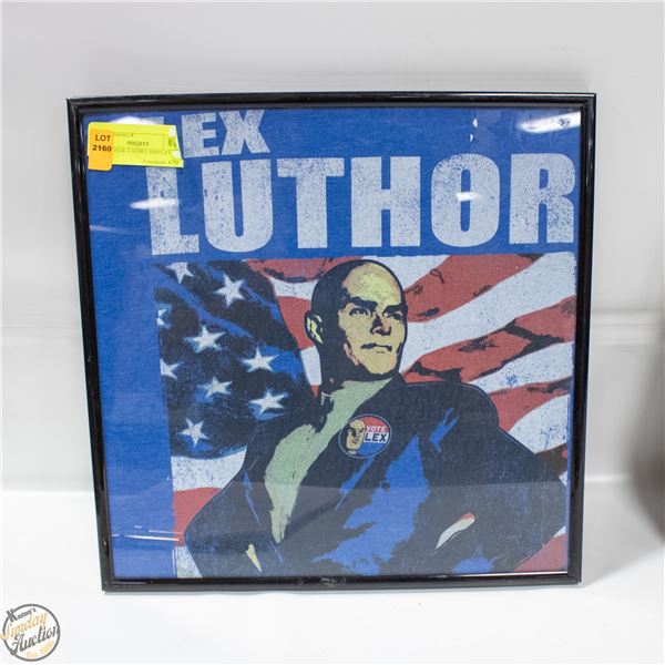 LEX LUTHOR T-SHIRT DISPLAY FRAME