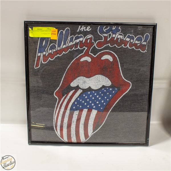 ROLLING STONE T-SHIRT DISPLAY FRAME