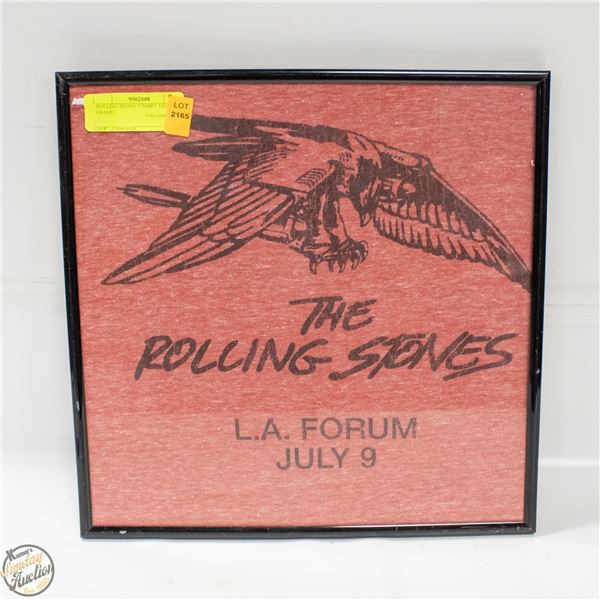 ROLLING STONE T-SHIRT DISPLAY FRAME