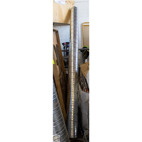 8" X 10' RIGID SPIRAL DUCT