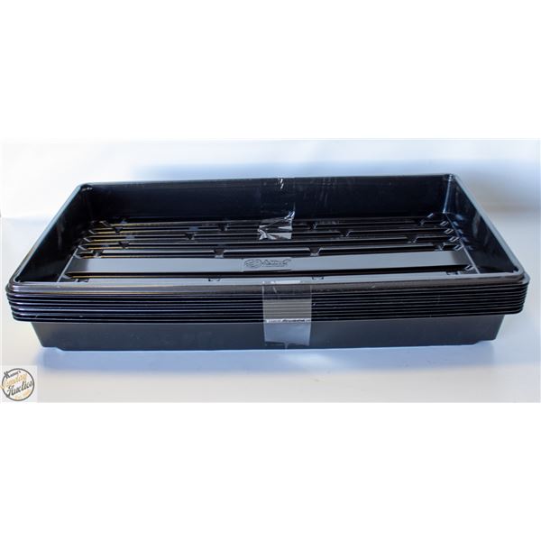 NEW 10 GROWING TRAYS SINGLE THICK 1020 SIZE