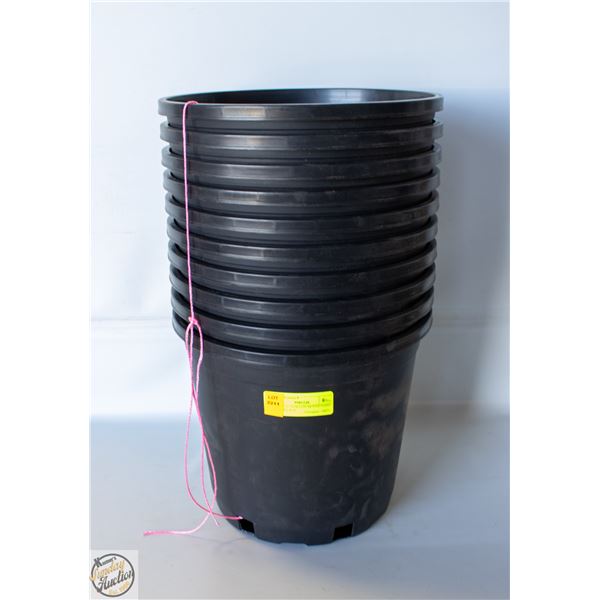 NEW 10 @ 3 GALLON MONDI HARD NURSERY POT