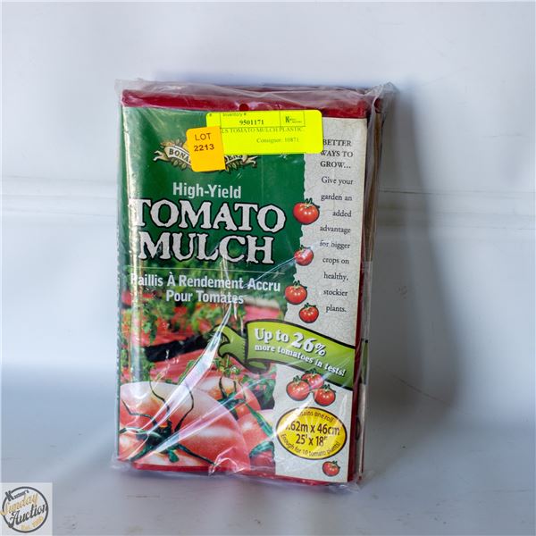 2XROLLS TOMATO MULCH PLASTIC.