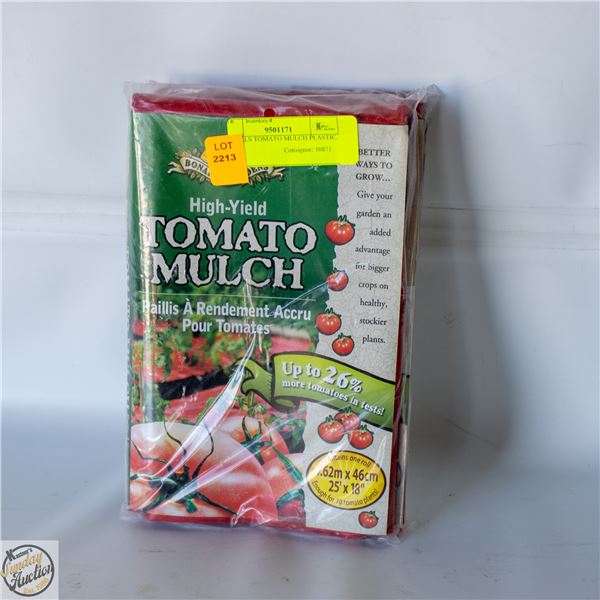 2XROLLS TOMATO MULCH PLASTIC.