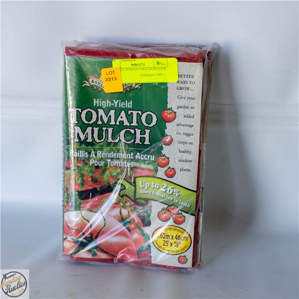 2XROLLS TOMATO MULCH PLASTIC.